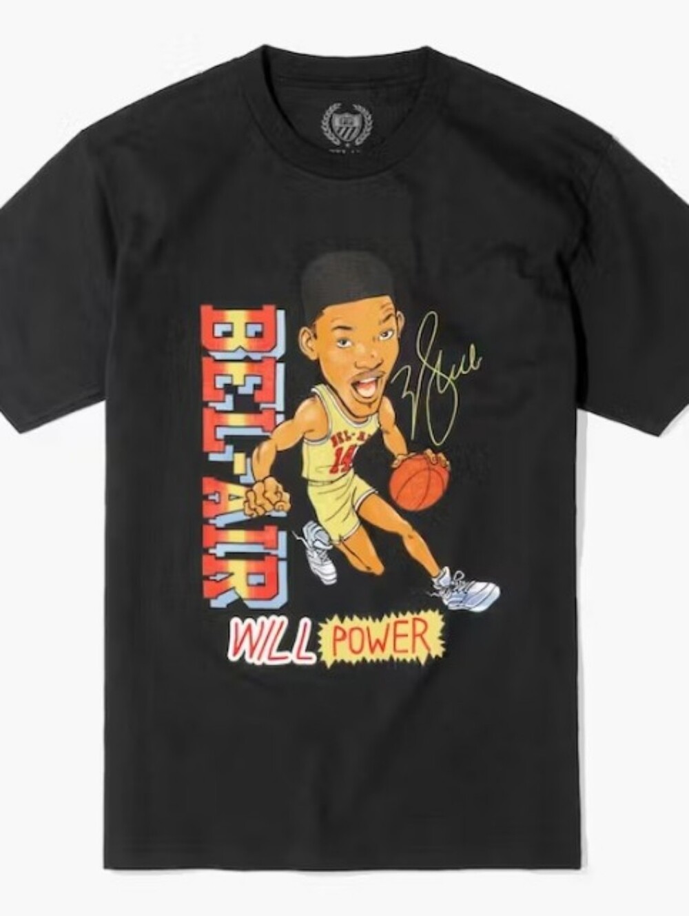 Bel Air Will Smith Athletics Tee Sz Xl Basket Ball T-shirt 90's Autograph